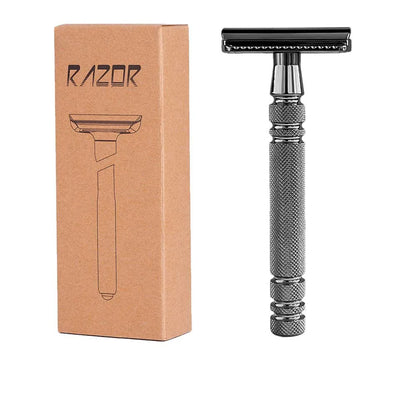 Double Sided Blade Male And Female uUniversal Hair Scraper, Safety Razor, Old-fashioned Shaver Barber Shaver Male.