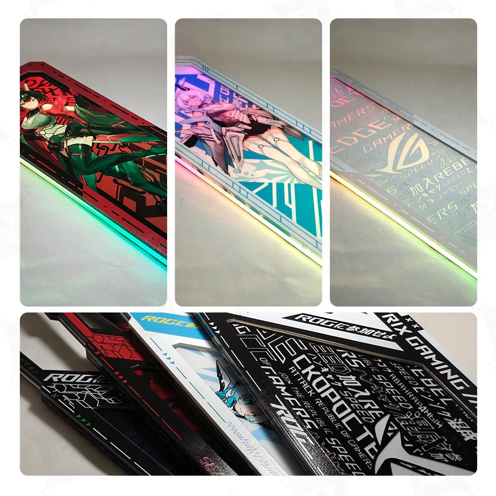 ASUS GX601 Case Lighting panel kit ARGB Laser Engraved Lighting Plate ROG Strix Helios Refit Custom PC MOD Gabinete Shroud.