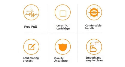 Kitchen Modern Copper Faucet Purification Drinking Water Pull-out Sink Hot and Cold Pure Water Direct Drinking Faucet