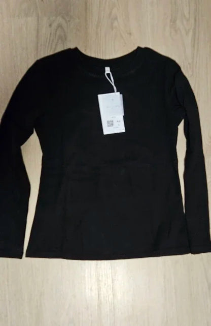 Winter Frauen Pullover T Shirt Frauen Oversize T-Shirt Frau Kleidung Weibliche T Tops Pullover Langarm Rohr Gestrickte T-shirt Top