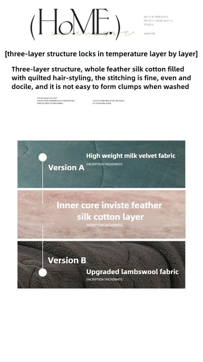 2025 NEW Winter Keep Warm Wool Throw Blanket for Sofa Winter Blanket King Size Home Warm Plaid Comforter Bedspread Bedding Sheet.