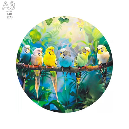 Unique Wooden Animal Jigsaw Puzzles Colorful Rabbit Cat Dog 3D Puzzle Gift Interactive Toy for Adults Kids Educational Jigsaws