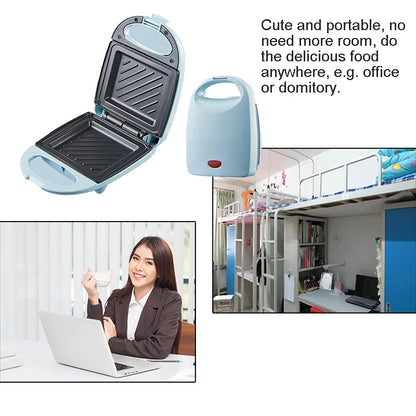 Multifunction Sandwich Maker Fast Heating Toaster Home Breakfast Making Machine Kitchen Electric Baking Pan Roast Meat Omelette.