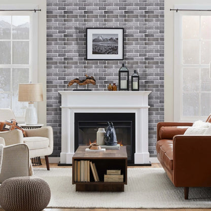 1/10pcs 3D Wall Sticker Self-adhesive Faux Brick Wall Panel Peel and Stick Kitchen Tile Backsplash Bathroom Wall Tile Sticker