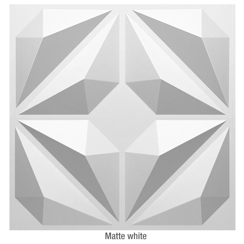 12pcs 30x30cm Super 3D Art Wall Panel PVC tile Waterproof Esports game 3D Wall Sticker Decor Tiles Diamond Design DIY Home Decor