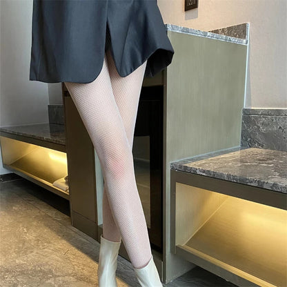 Gothic Women Lolita Leggings Hollowed Out Mesh retro Girls Stockings Japanese Bottomed Lace Pantyhose Floral Rattan Black Tights