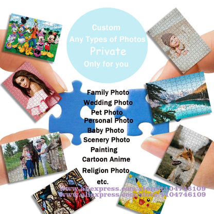 Cartoon Pokemon Pikachu Puzzle Jigsaw Diy Toys 108/200/300/500/1000/1500Pcs Intelligence Educational Puzzles for Kids& Adults.