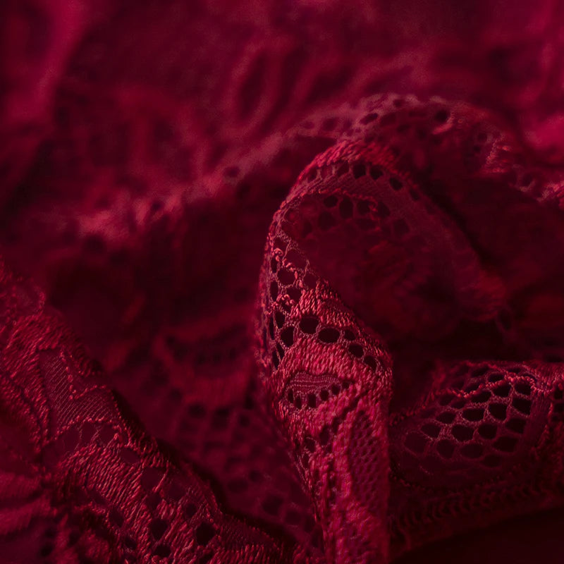 3PCS/Set Luxury Floral Embroidery Lace Panties Women Briefs Sexy Hollow Lingerie Female Underwear Ladies Breathable Underpants.