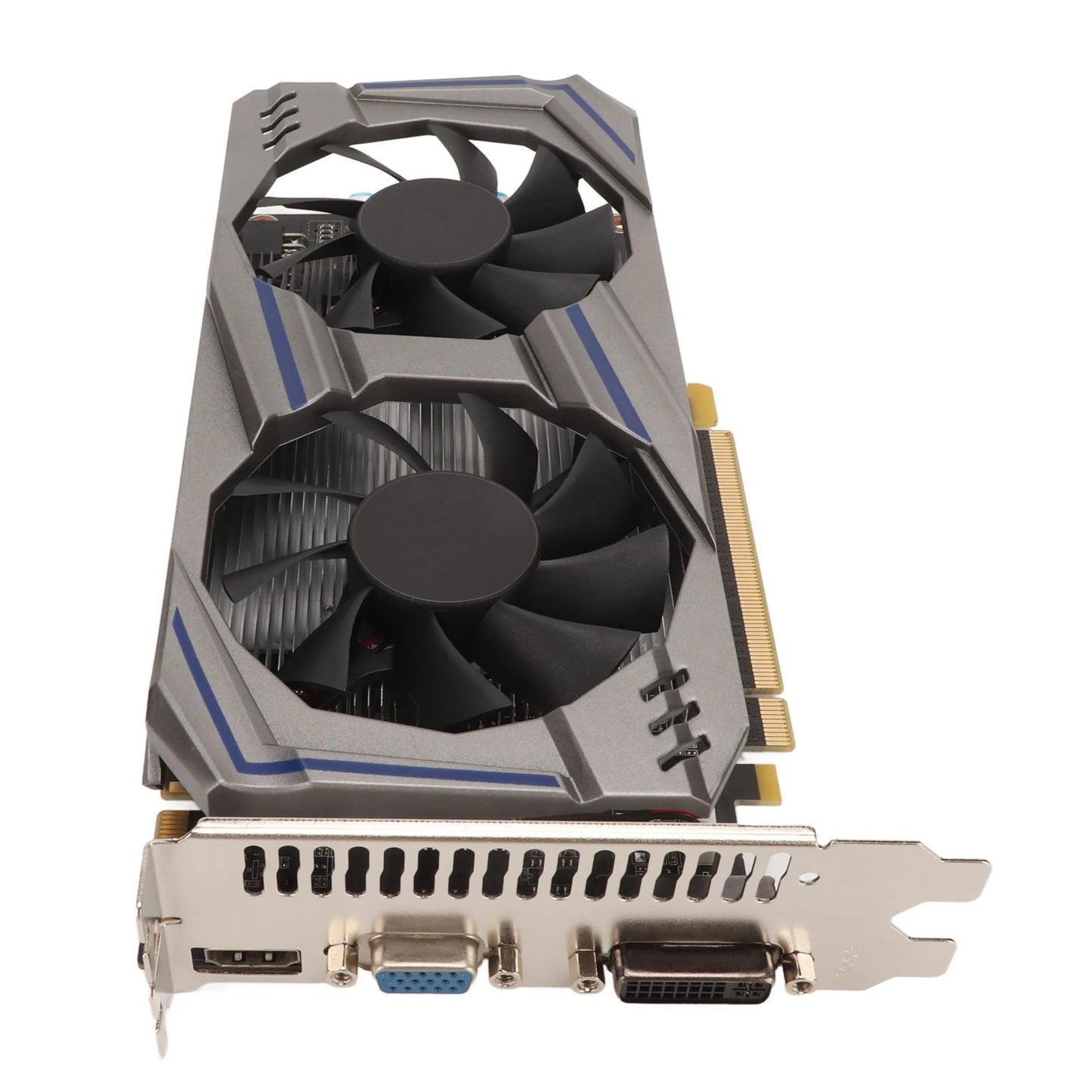 Graphics Card 128BIT GDDR5 PCI Express2.0 Double Fan Desktop PC Computer Discrete Gaming Graphics Card Double Fan Graphics Card.
