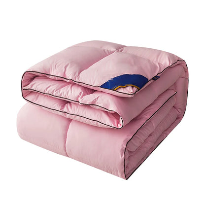 Winter Warm Thicken Duvet 100% Cotton Face Filling Fiber Down Quilts 150x200cm Home Sleeping White Duvet 1pc.