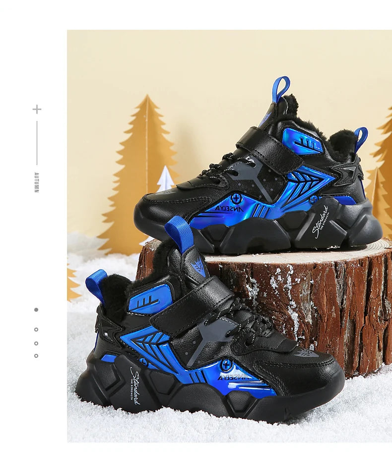 Kids Snow Boots for Boys Girls High Quality Winter Warm Waterproof Children Fashion Sport Shoes Sneakers Girls Snow Boots