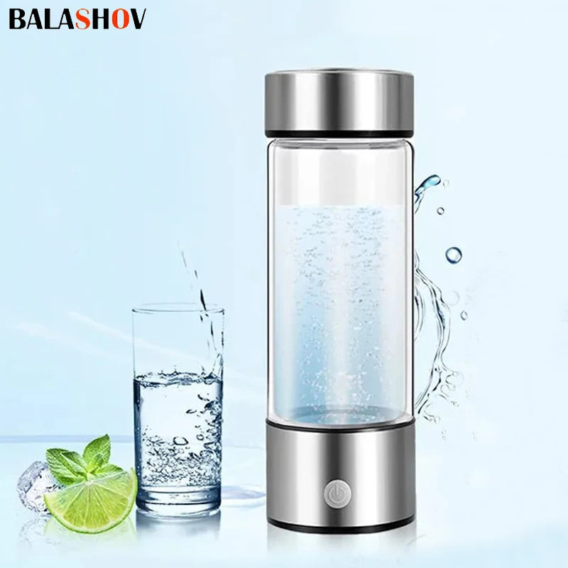 Portable Hydrogen Water Generator Alkaline Maker Water Ionizer Bottle Super Antioxidan Hydrogen-Rich Healthcare Water Cup.