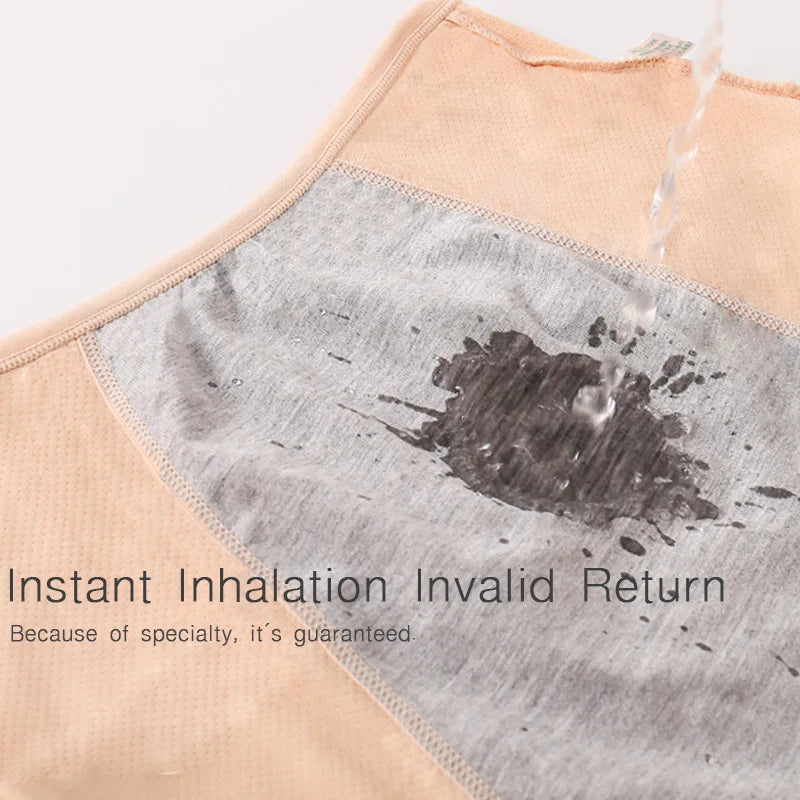 10pcs Leak Proof Menstrual Panties High Waist Women Period Underpants Plus Size 8XL Physiological Waterproof Briefs Wholesale.