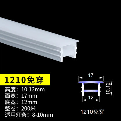 Flexible Embedded LED Neon Tube Silica Gel Covering Silicone Diffuse Channel DIY Outdoor Waterproof Strip Light WS2812B WS281