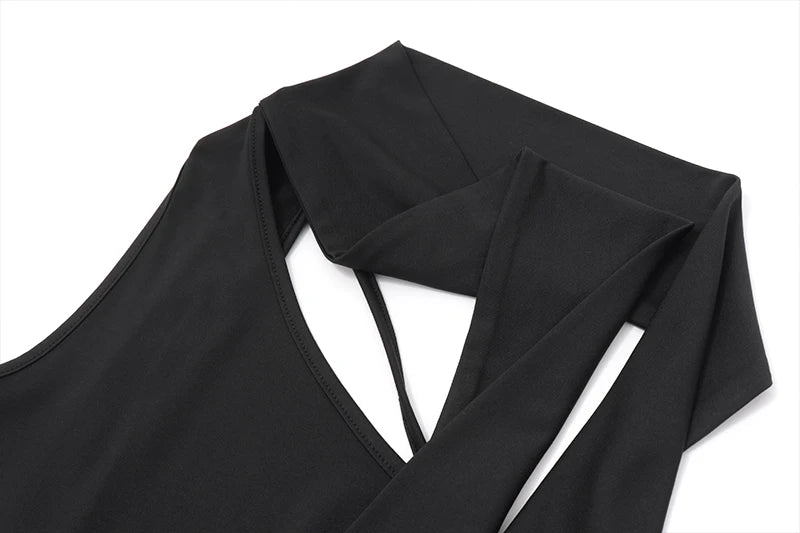 Candyhot Irregular Solid Off Shoulder Tube Top Fashion Trend Sleeveless Backless Tops Autumn New For 2025 High Street Women Vest