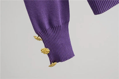 Women Knitted Sweater Muslim 2 Piece Set Cardigan Single Breasted Coat Long Skirt Suit Knit Outfits Morocco Autumn Winter 2025.