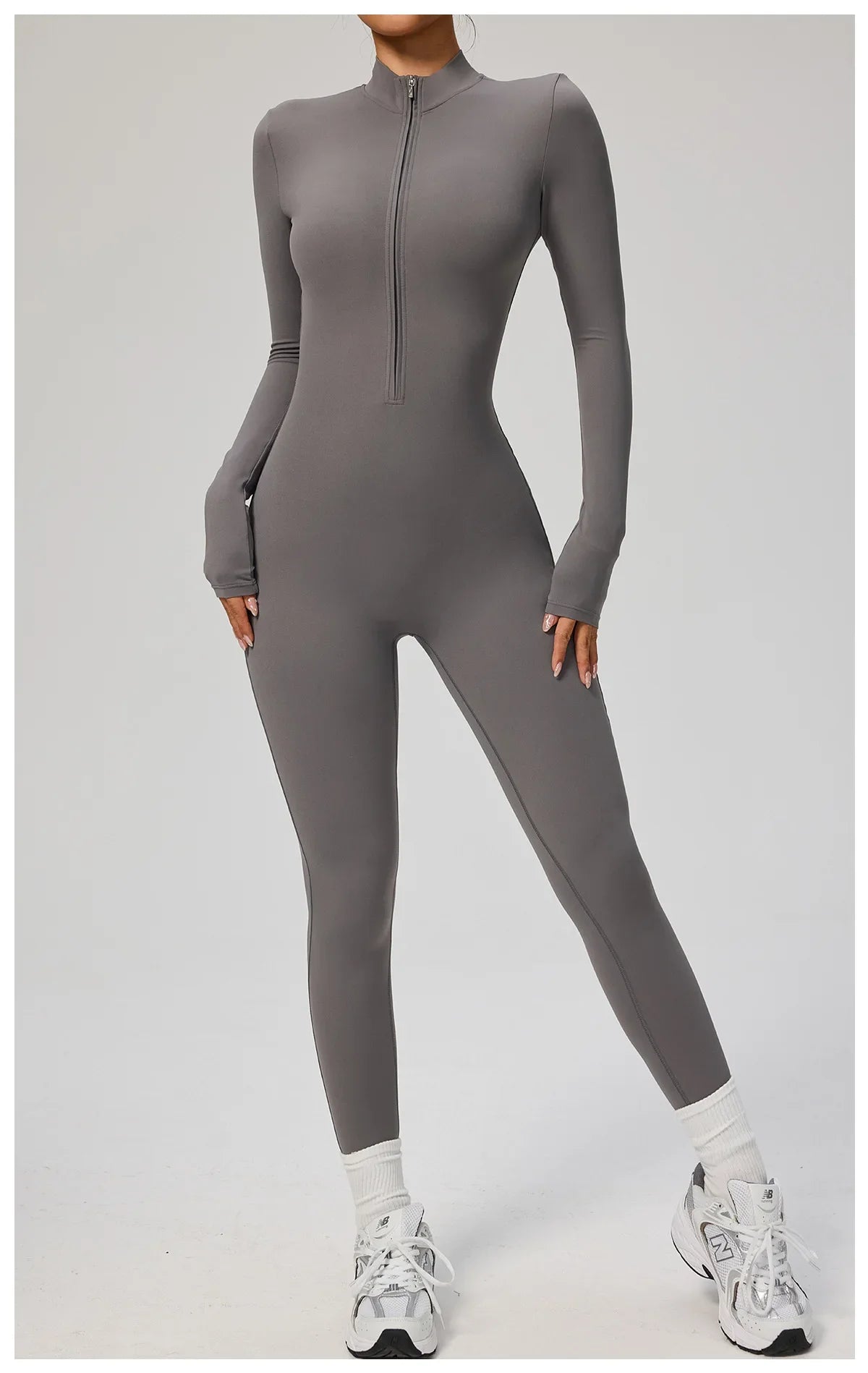 Tianyi High-Intensity Fitness Long-Sleeve Yoga Bodysuit Sensation Tight-Fitting Sportswear for Women Made in China