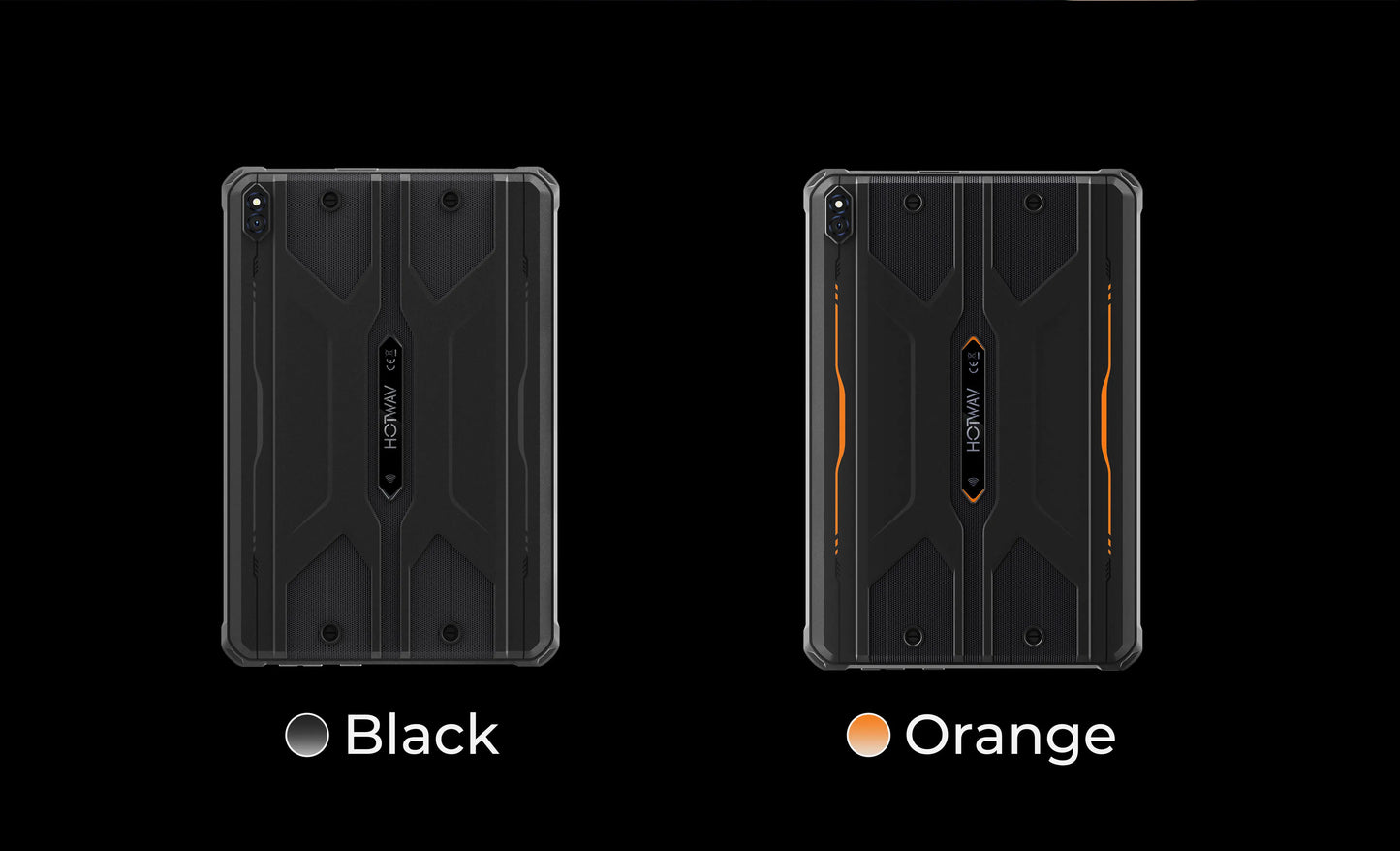 Rugged Tablet HOTWAV R8, 12 (4+8) Go + 128Go, 10.1'', 5MP Front + 13MP Rear Cameras, Android 14.0, 10800mAh Battery, Dual SIM, GPS, 4G