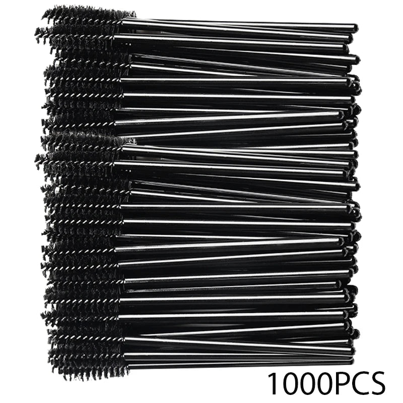 500/1000PCS Eyelashes Brushes Set Wholesaler Disposable Lash Mascara Brush Lashes Extension Eyebrow Wands Applicator Makeup Tool.
