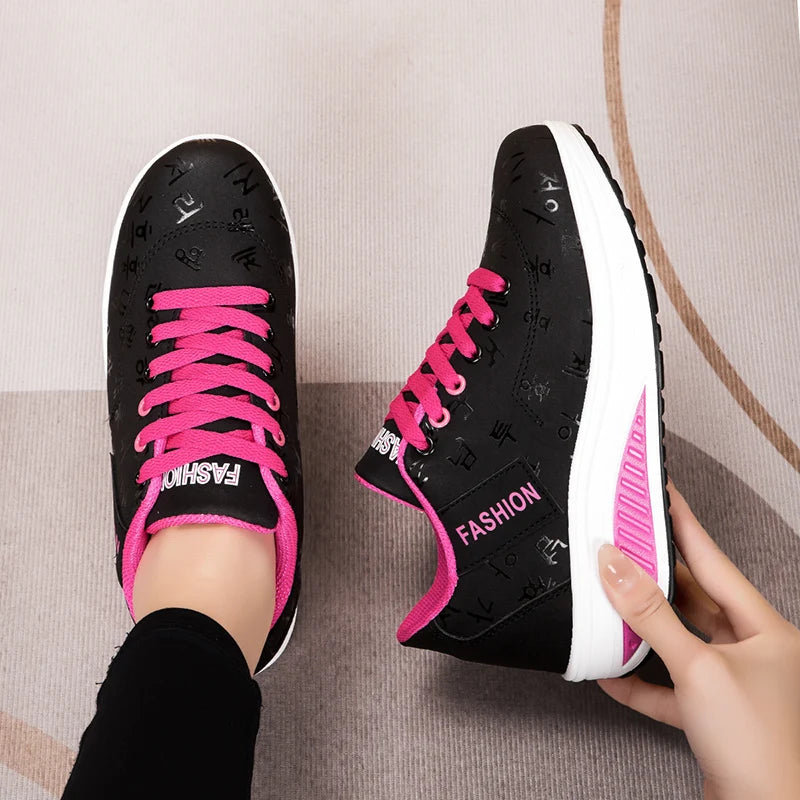 Frauen Turnschuhe Mode Frauen Vulkanisierte Schuhe Hohe Qualität Wohnungen Schuhe für Frauen Zu Fuß Plattform Plus Größe Zapatillas Mujer.