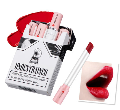 4 Colors Makeup Lipstick Cosmetics Lipstick Set Lip Tint Lip Gloss Waterproof Maquillaje Matte Long Lasting Make Up Pomade Kits.