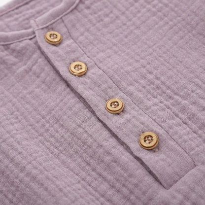 Sommer Solide Neugeborenen Baby 100% Baumwolle Leinen Bodys Junge Mädchen Ärmellose Strampler Overall Weiche Haut-freundliche Dünne Bequeme.