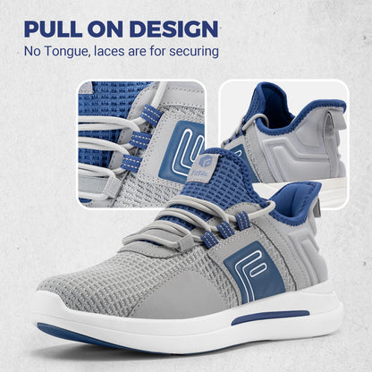 FitVille Herrenschuhe, extra breit, leicht, für geschwollene Füße, orthopädische Fußschmerzlinderung, Straßenlauf- und Wandersneaker.