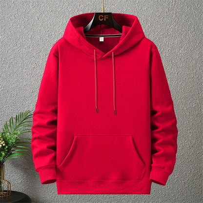 Large Size Men's Hoodie Jacket Hooded Long Sleeve Thick Warm Fleece Lined Sweatshirt Male Casual Winter 10XL 12XL Extra Big Plus.