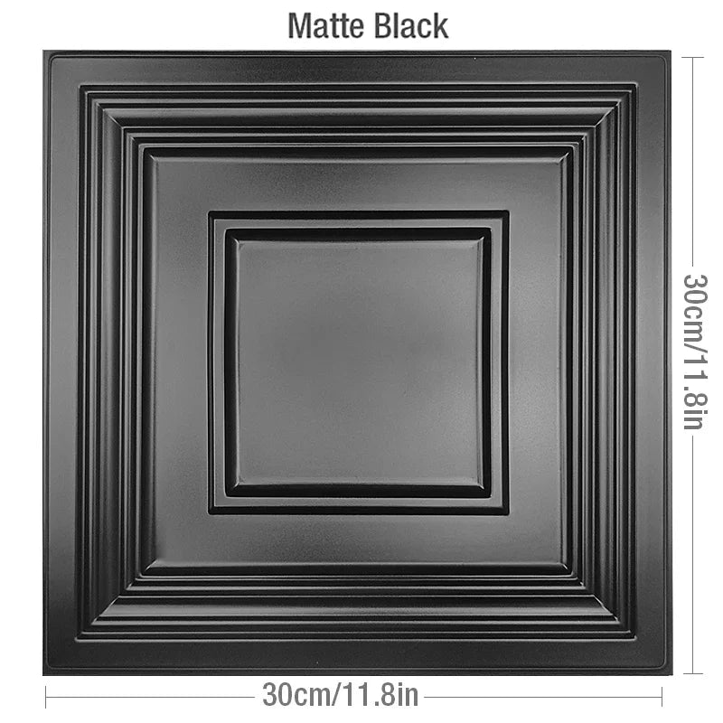 12 Pcs  3D Wall Panel 30x30cm Indoor Wall Decoration Bedroom Living Room background Hotel Office Mural Wall Panel DIY Home Decor