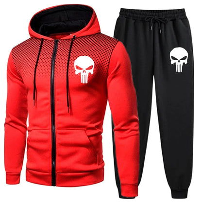 Men's Tracksuit Jogging Zip Up Hoodies Daily Quality Sweatshirts Two-piece Sets Men Sports Coat Casual Fashion Hot Sales Comfort.