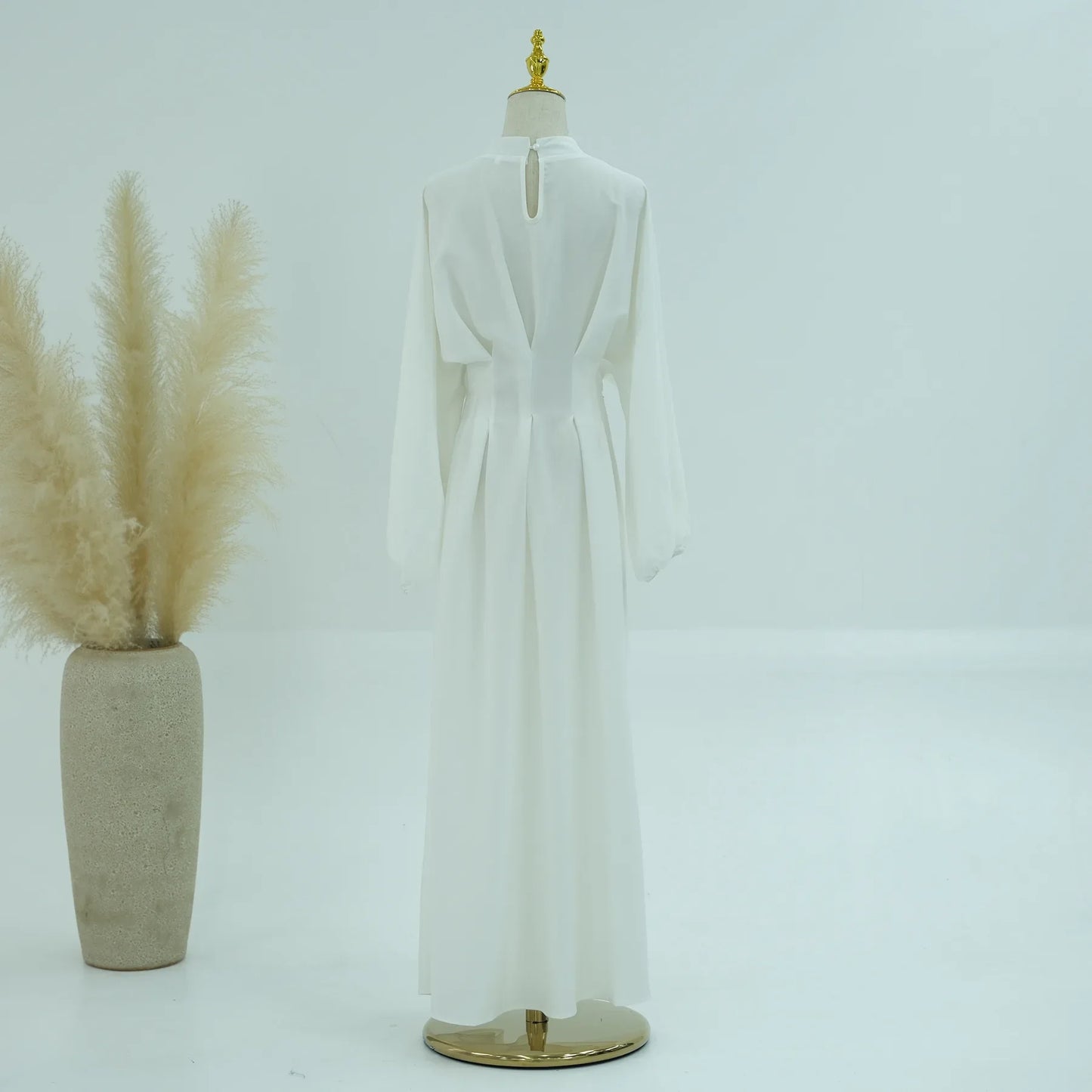 Muslim Modest Dress Kaftan Prayer abaya Ramadan Linen Abaya Dubai Turkey Islam Clothes Women Kebaya Robe Arabe Femme Musulmane