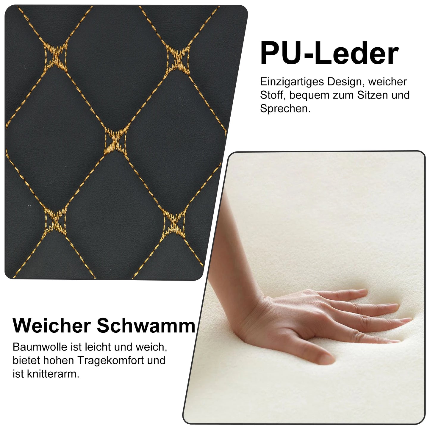 Symino Gaming-Stuhl im Rennstil, Bürostuhl mit Fußstütze und verstellbaren Armlehnen, 200 kg Tragfähigkeit