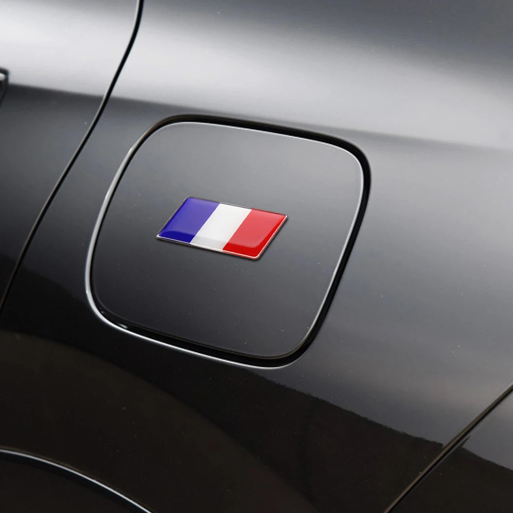 3D Epoxy Sweden France Germany Car Flag Sticker for Peugeot 308 3008 307 207 208 508 2008 306 406 4008 5008 206 408 407 2008.