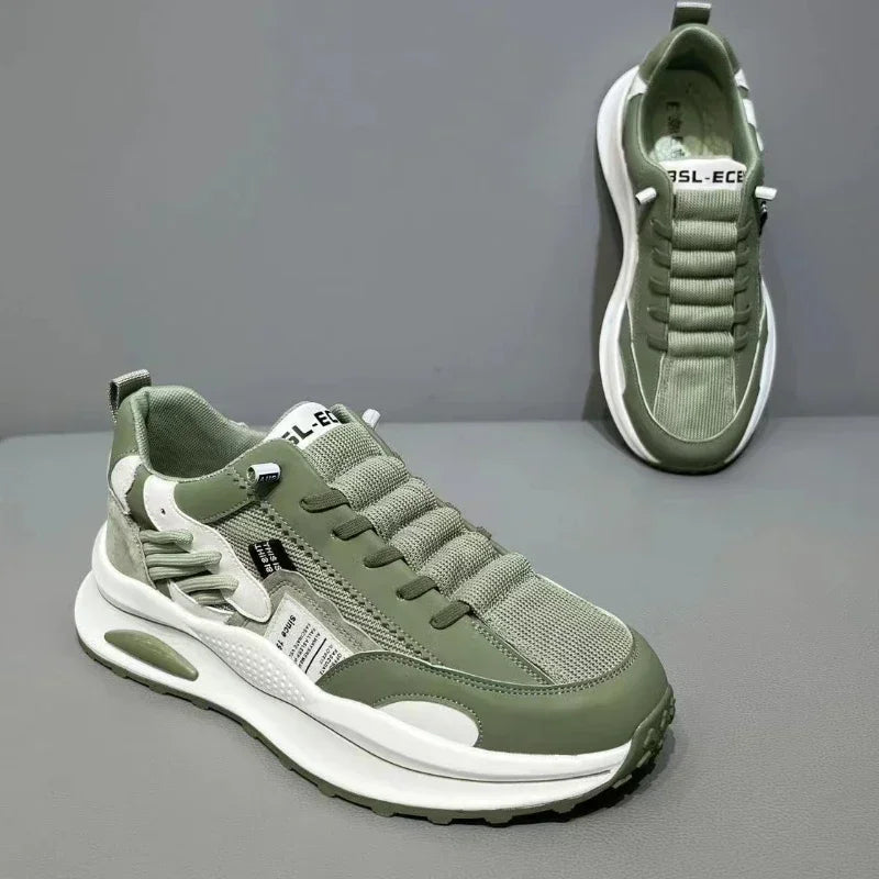 Brand Men Sneakers Thick Sole Comfortable Running Shoes Male Outdoor Mesh Sports Shooes Fashion Men Walking Shoes tenis hombres.