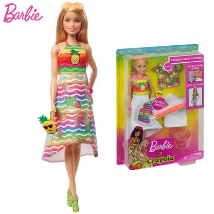 Original Mattel Barbie Fashionistas Doll Music Star Blonde Hair Bjd with Accessories Toys for Girls Collection Educational Props