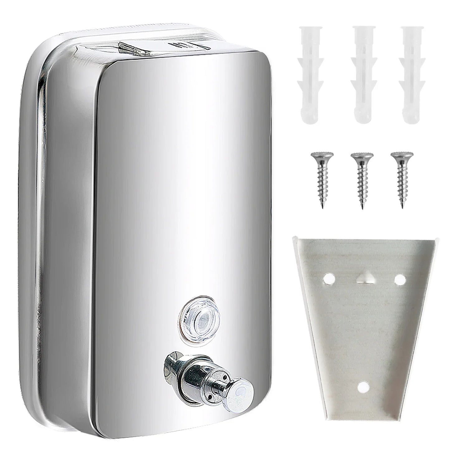 850ML/1050ML Seifenspender Edelstahl Wandmontage Badezimmer Flüssigseife Waschmittel Duschgel Aufbewahrungsflasche Toilette Küche