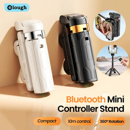 Elough Selfie Stick Tripod Phone Stand Shooting Aid Wireless Bluetooth Remote Extendable Portable Phone Holder For Live Broadcas.