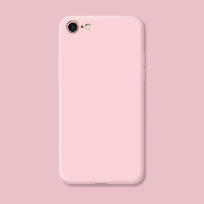 Case For iphone 7 8 SE 2020 2022 Shockproof TPU Liquid Silicone Protective Phone Back Cover for iphone SE 2020 2022 soft Case.