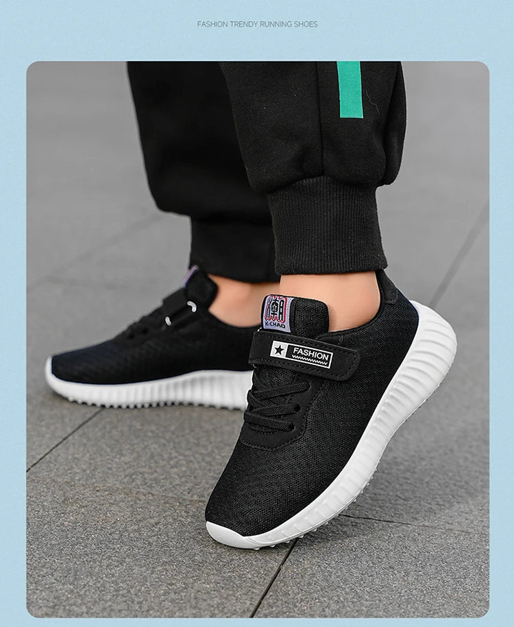 Kids Girls Shoes Casual Breathable Running Tennis Children Sneakers Girls Shoes Fashion Casual Sneakers Outdoors Sports Shoes