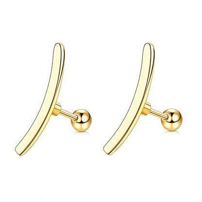 2Pcs 16G Stainless Steel Screw Back Stud Earrings for Women,Cubic Zerconia Cartilage Conch Helix Ear Piercing Jewelry.