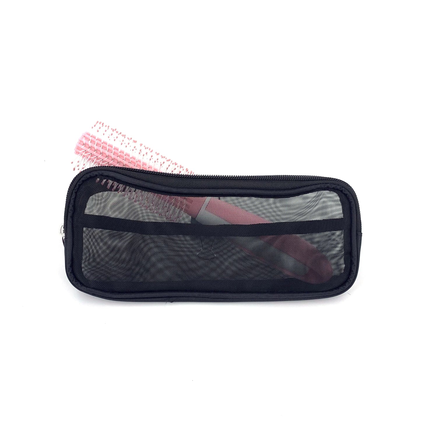 1 Pc Stand Cosmetic Bag for Women Clear Zipper Makeup Bag Travel Female Makeup Brush Holder Organizer Toiletry Bag.