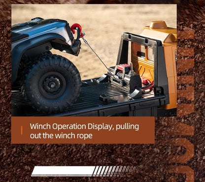 C8823 6WD RC Car 1/18 Off-road Remote Control Vehicle 2.4G High Speed Climbing Transport Rescue Crawler Model Toys for Children