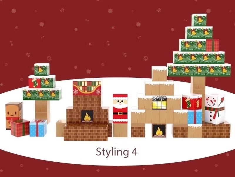 Christmas Gift Magnetic Building Blocks  STEM Educational Toys for KidsStem Montessori Stacking Cubes Construction Set.