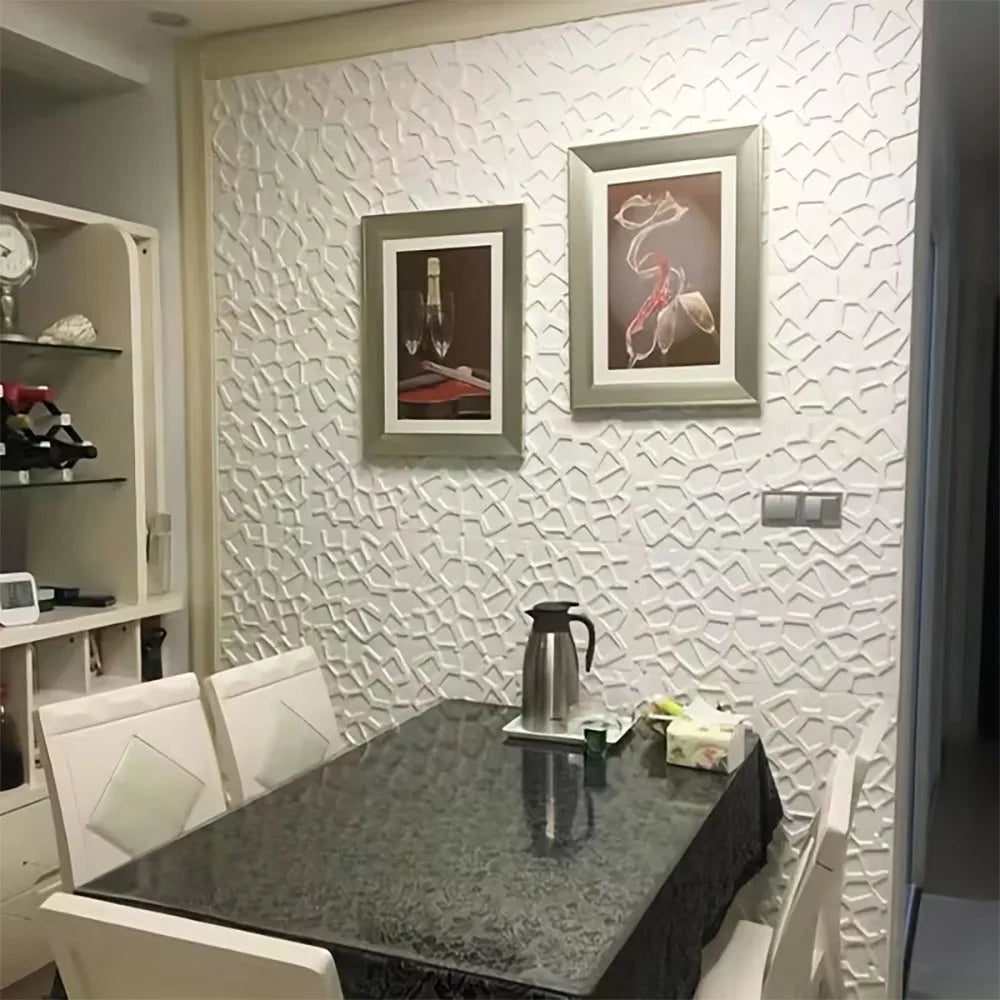 Decorative moisture-proof waterproof anti fouling anti-collision self-adhesive 3D modern style wallpaper 35*35cm ceiling