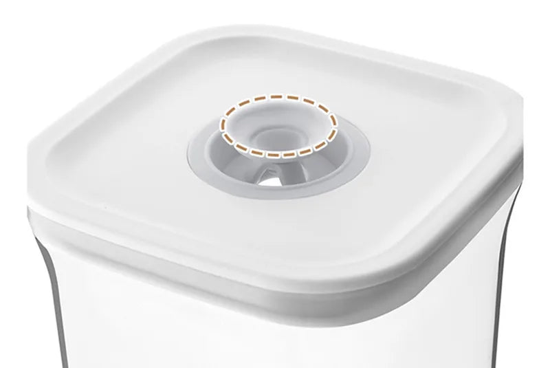 Square Hermetic Spices Candy Jars Kitchen Clear Food Storage Container Plastic Cereals Organizer Boxes Refrigerator Organizer.