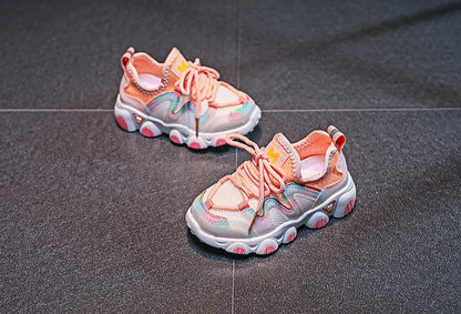 Children's Sports Shoes for Toddlers Boys Girls Little Kids Running Sneakers Air Mesh Breathable Soft Fashion Classic Casual New.