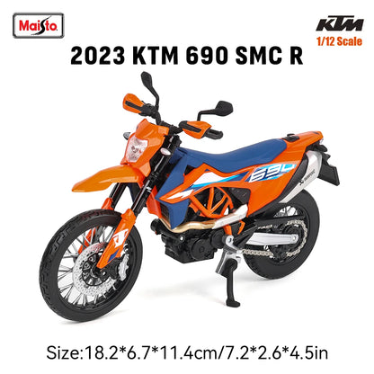 Maisto 1:12 KTM series KTM RC 390 690 DUKE 1290 simulation alloy motocross authorized motorcycle model toy car Collecting gifts.