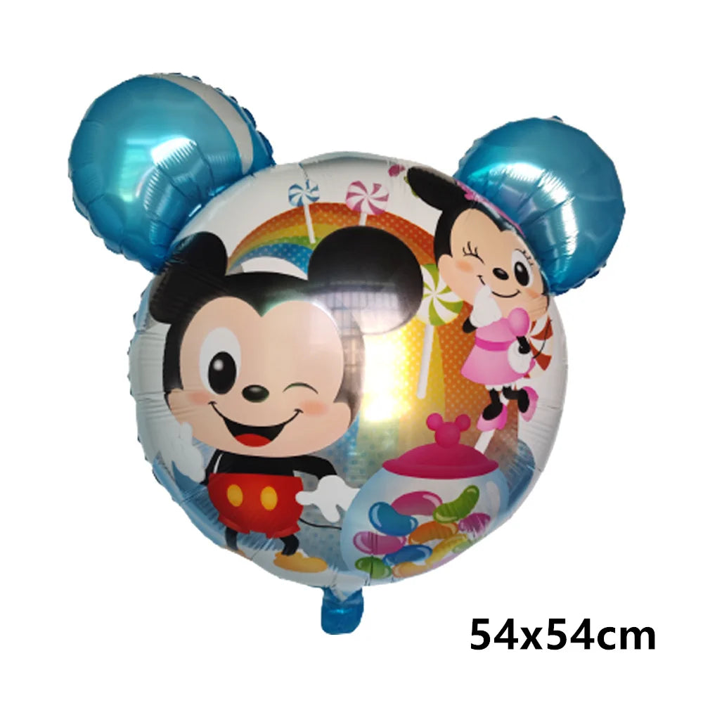 Mickey Minnie Folienballon Mickey Mouse Luftballons Minnie Geburtstag Party Dekor Kinderspielzeug Babyparty Ball Kinder Cartoon Geschenk