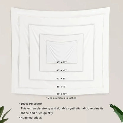 3D Effect Floral Wall Tapestry-pink Flower and Plant Design Multifunctional Room Living Room Decorative Tapestry.