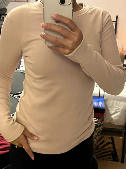 Winter Frauen Pullover T Shirt Frauen Oversize T-Shirt Frau Kleidung Weibliche T Tops Pullover Langarm Rohr Gestrickte T-shirt Top